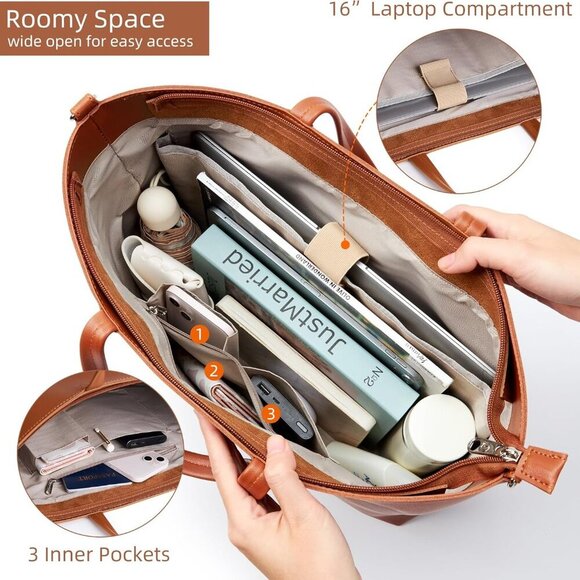 Versatile KALIDI Adjustable Cross-Body Tote - Spacious, Lightweight and Stylish - Picture 3 of 7